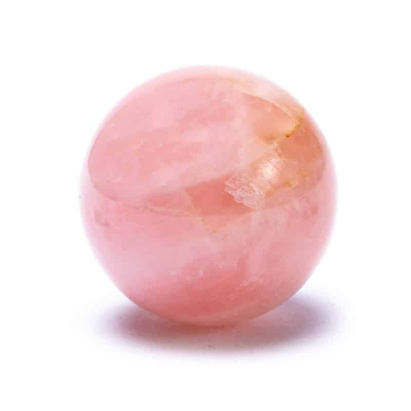 Esfera de Piedras Preciosas Feng Shui Cuarzo Rosa (5 cm)