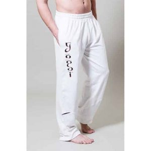 Pantalones de Yoga Yogi Practice Hombre - Blanco M-L