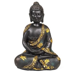 Buda Meditación Acabado Antiguo -16 cm