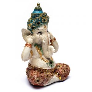 Estatua de Ganesha Oído (15 x 10 x 21 cm)