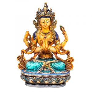 Buda Chenresig de Color (15 cm)