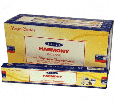 Incienso Satya Nag Champa Harmony (12 paquetes)