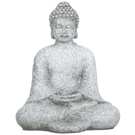 Buda de la Meditación Gris (12 cm)