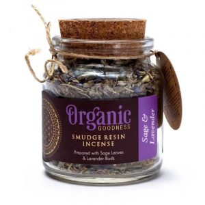 Organic Goodness Hierbas de Incienso Salvia y Lavanda (80 gramos)