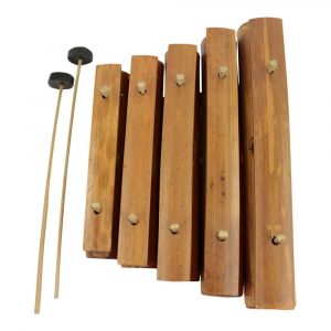 Gamelán de bambú - Xilófono indonesio (31 x 21 cm)
