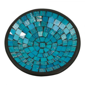 Cuenco de Mosaico Azul S