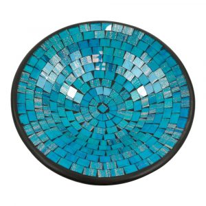 Cuenco de Mosaico Azul XL