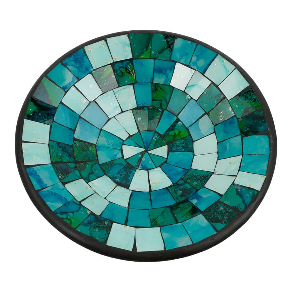 Cuenco Mosaico Azul Mixto (28 cm)