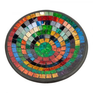 Cuenco Mosaico Colores del Arco Iris (28 cm)