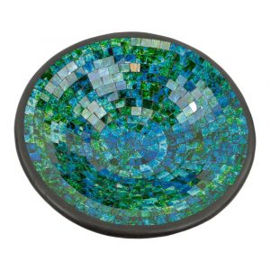 Cuenco Mosaico XL - Verde-Azul