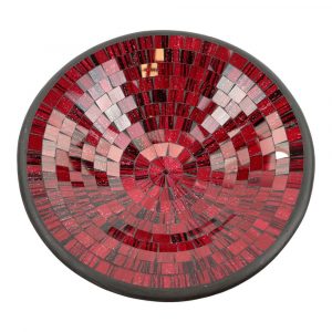Cuenco Mosaico Rojo (28 cm)