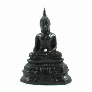 Estatua de Buda de polipropileno con perla (15 cm)