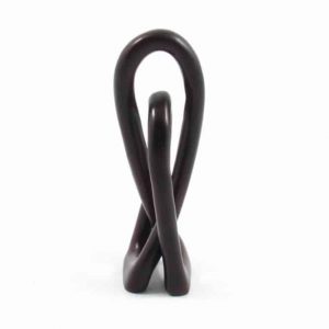 Estatua Nudo Infinito Negra (12 cm)