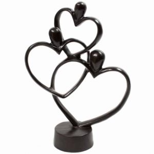 Estatua de Corazones (22 cm)