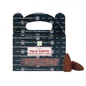 Conos de Incienso Satya Backflow Palo Santo (24 conos)