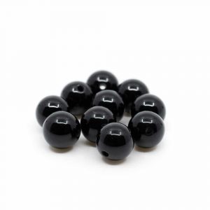 Piedras Sueltas de Turmalina Negra - 10 piezas (8 mm)