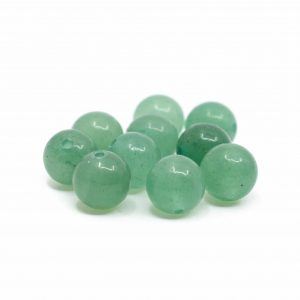 Piedras Sueltas de Aventurina Verde - 10 piezas (8 mm)