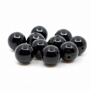 Cuentas Sueltas de Obsidiana - 10 piezas (10 mm)