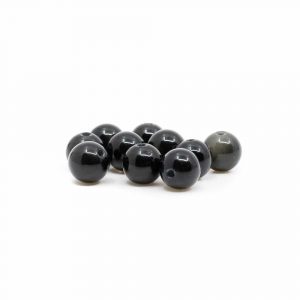 Cuentas Sueltas de Ónix Negro - 10 piezas (6 mm)