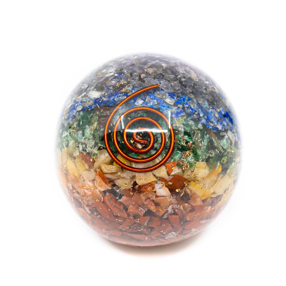 Esfera de Orgonita Chakra (60 mm)