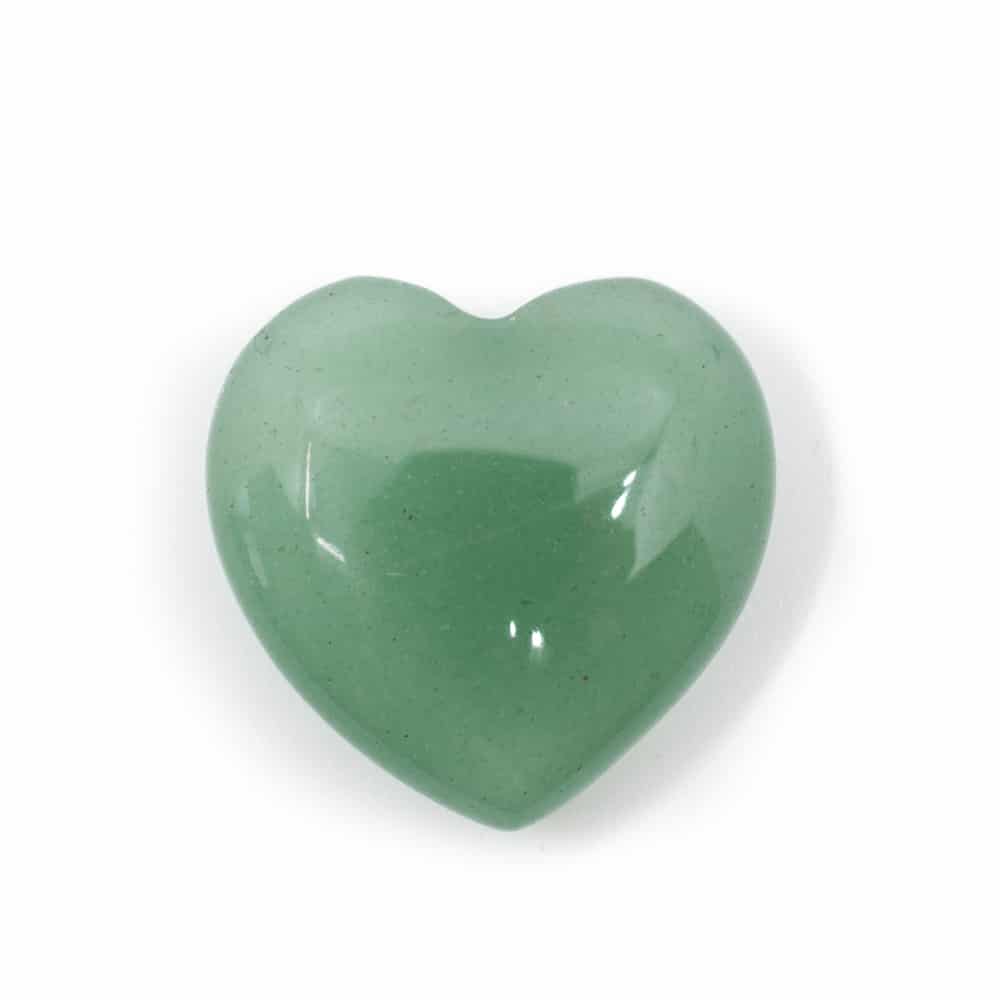 Aventurina Verde en forma de Corazón (20 mm)