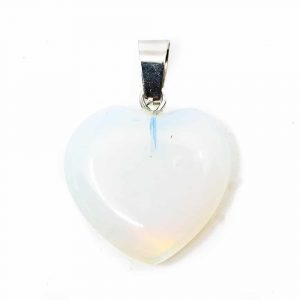 Colgante de Opalita en Forma de Corazón (20 mm)