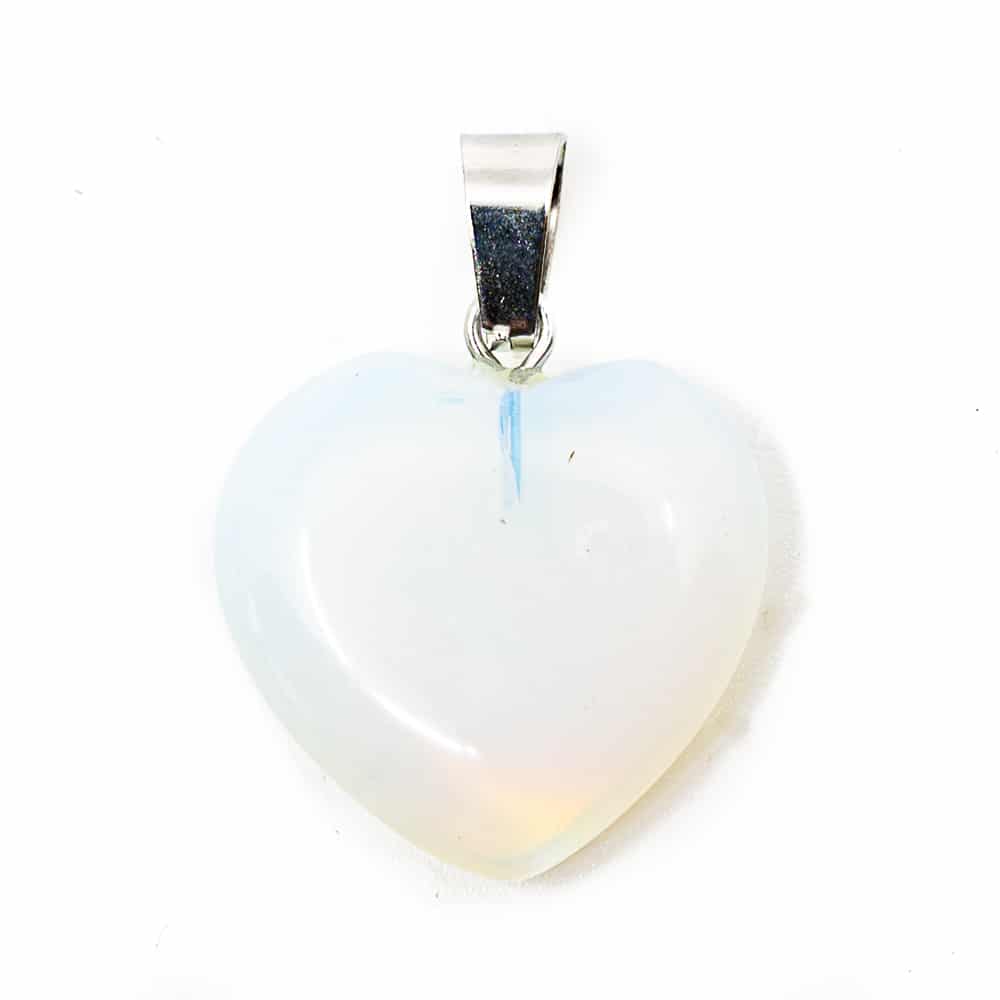 Colgante de Opalita en Forma de Corazón (20 mm)