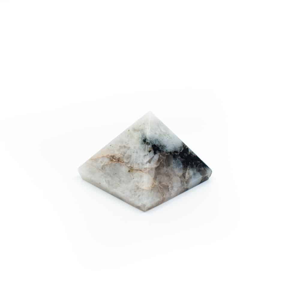 Pirámide de Piedra Lunar Arco Iris - 25 mm