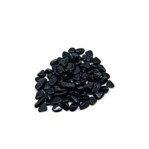 Gemas Pequeñas de Obsidiana Negra (10 - 20 mm) - 100 gramos