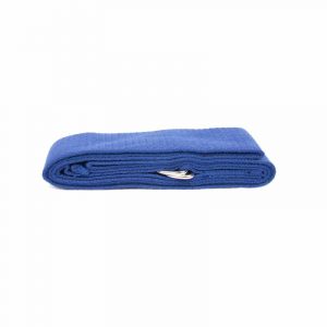 Cinturón de Yoga D-Ring Algodón Azul