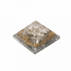 Mini Cristal de Roca Pirámide de Orgonita (25 mm)