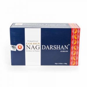 Incienso Golden Nag Darshan (12 paquetes)