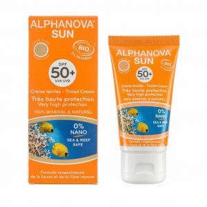 Crema Facial Vegana Alphanova Protector Solar (SPF 50)