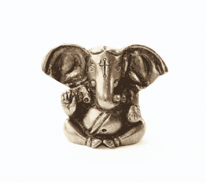 Mini estatua de Appu Ganesha (4,5 cm)