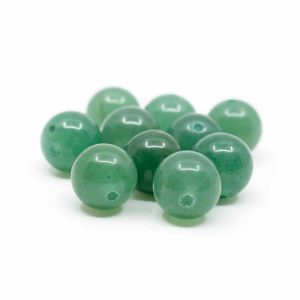 Piedras Sueltas de Aventurina Verde - 10 piezas (12 mm)