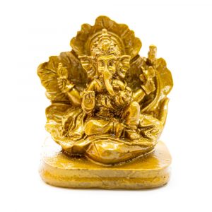 Estatua de Ganesha Dorada (7 cm)