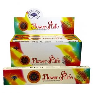 Incienso Green Tree Flower of Life Masala (12 paquetes)