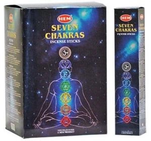 Incienso HEM 7 Chakra (12 paquetes)