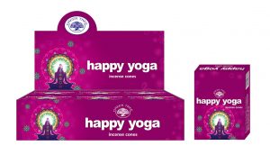 Conos Incienso Green Tree Happy Yoga (12 paquetes)