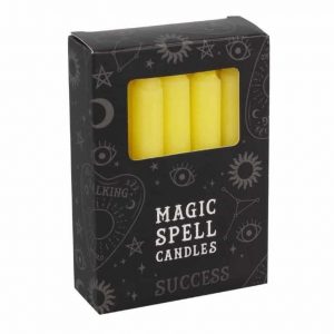 Velas Magic Spell de éxito (amarillas - 12 piezas)