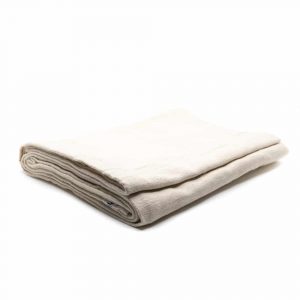 Manta de Meditación Tejida a Mano - Natural - 100% algodón - 150 x 200 cm