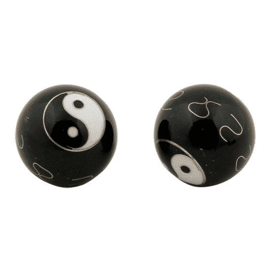 Esferas Chinas Yin Yang Negro (4 cm)