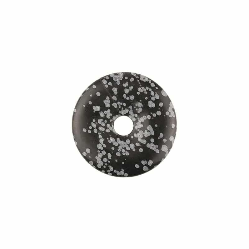 Donut Obsidiana Copo de Nieve (30 mm)