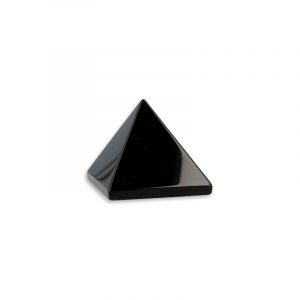 Pirámide de Piedra Obsidiana Negra - 25 mm