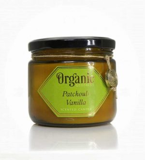 Organic Goodness Velas Perfumada de Cera de Soja Pachuli Vainilla (200 gram)