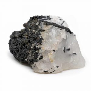 Gema de Piedra Lunar y Turmalina Negra en Bruto aprox. 30 - 60 mm