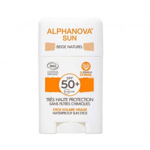 ALPHANOVA SUN BIO SPF 50+ Face SUN STICK - beige (12 gramos)