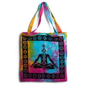 Bolsa de Algodón - Meditación de los 7 chakras de colores (45 cm)