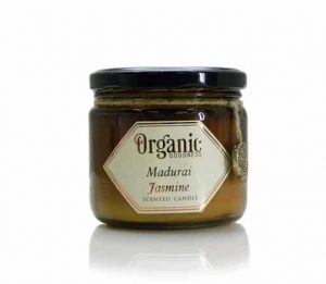 Organic Goodness Vela Perfumada Cera de Soja Madura Jasmijn (200 gramos)
