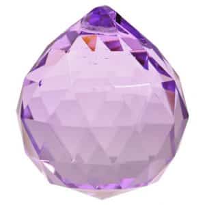 Bola de Cristal Arco Iris Violeta Calidad AAA (5 cm)
